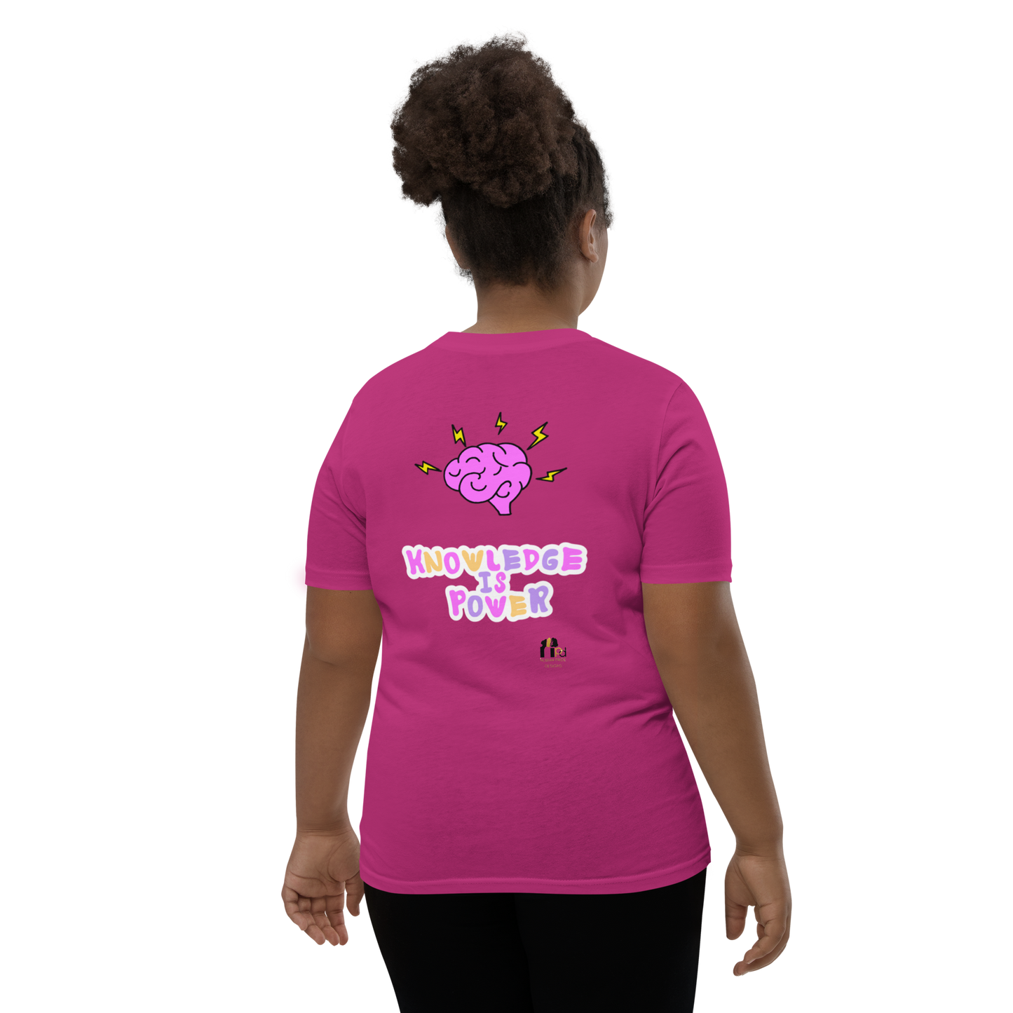 I Love Reading - Knowledge is Power Youth Tee for Girls