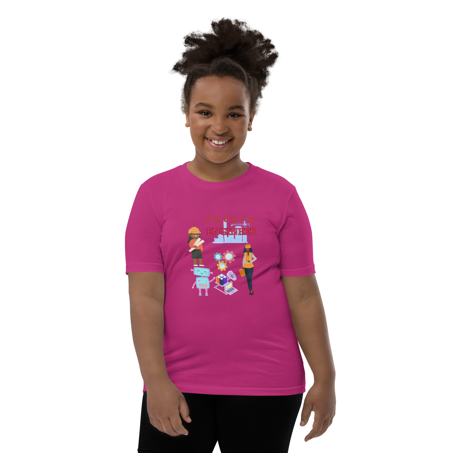 Future Engineer Youth Short Sleeve Tee for Girls