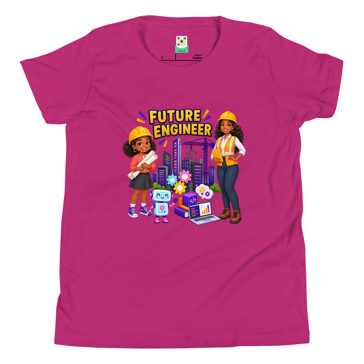 Future Engineer Youth Short Sleeve Tee for Girls