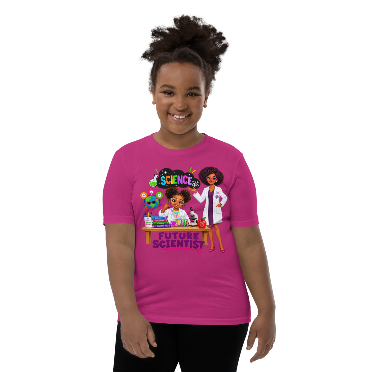 Future Scientist Youth Short Sleeve Tee for Girls