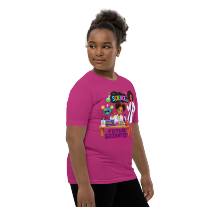 Future Scientist Youth Short Sleeve Tee for Girls
