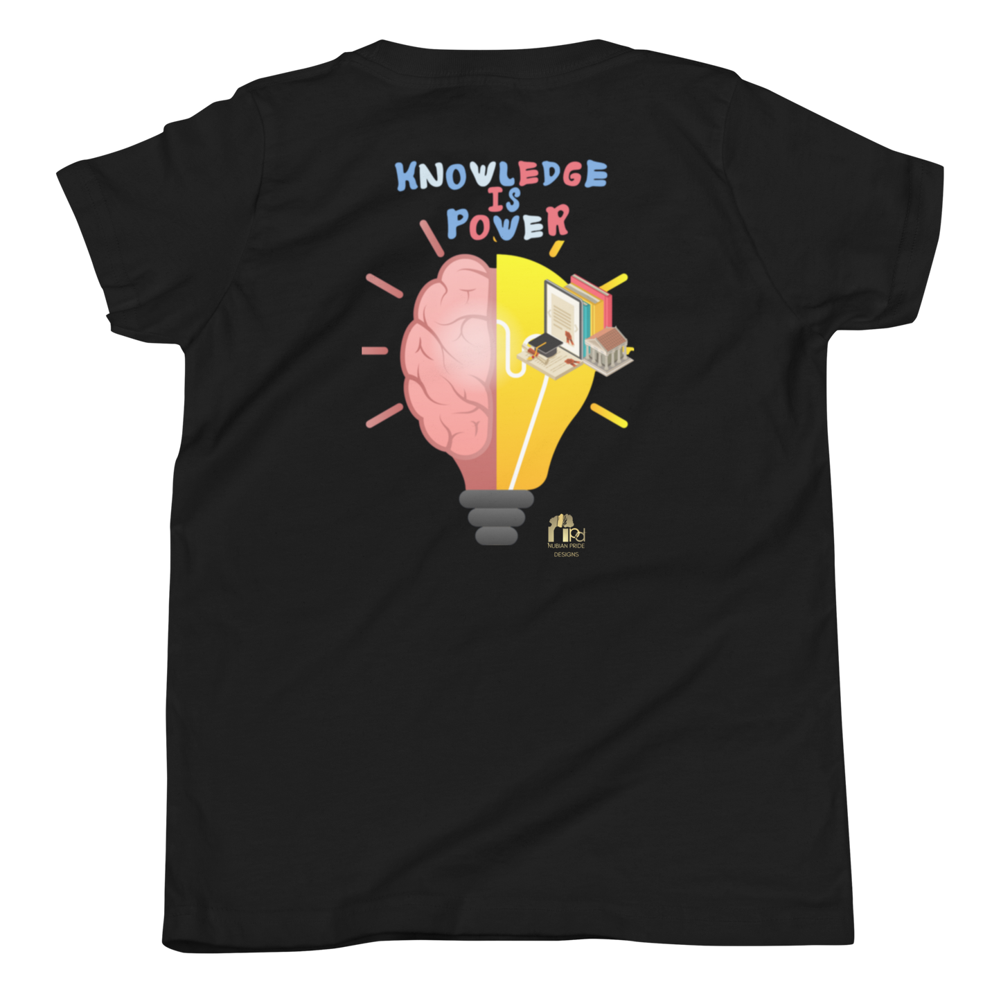 Education Is Key Youth Short Sleeve Tee for Boys