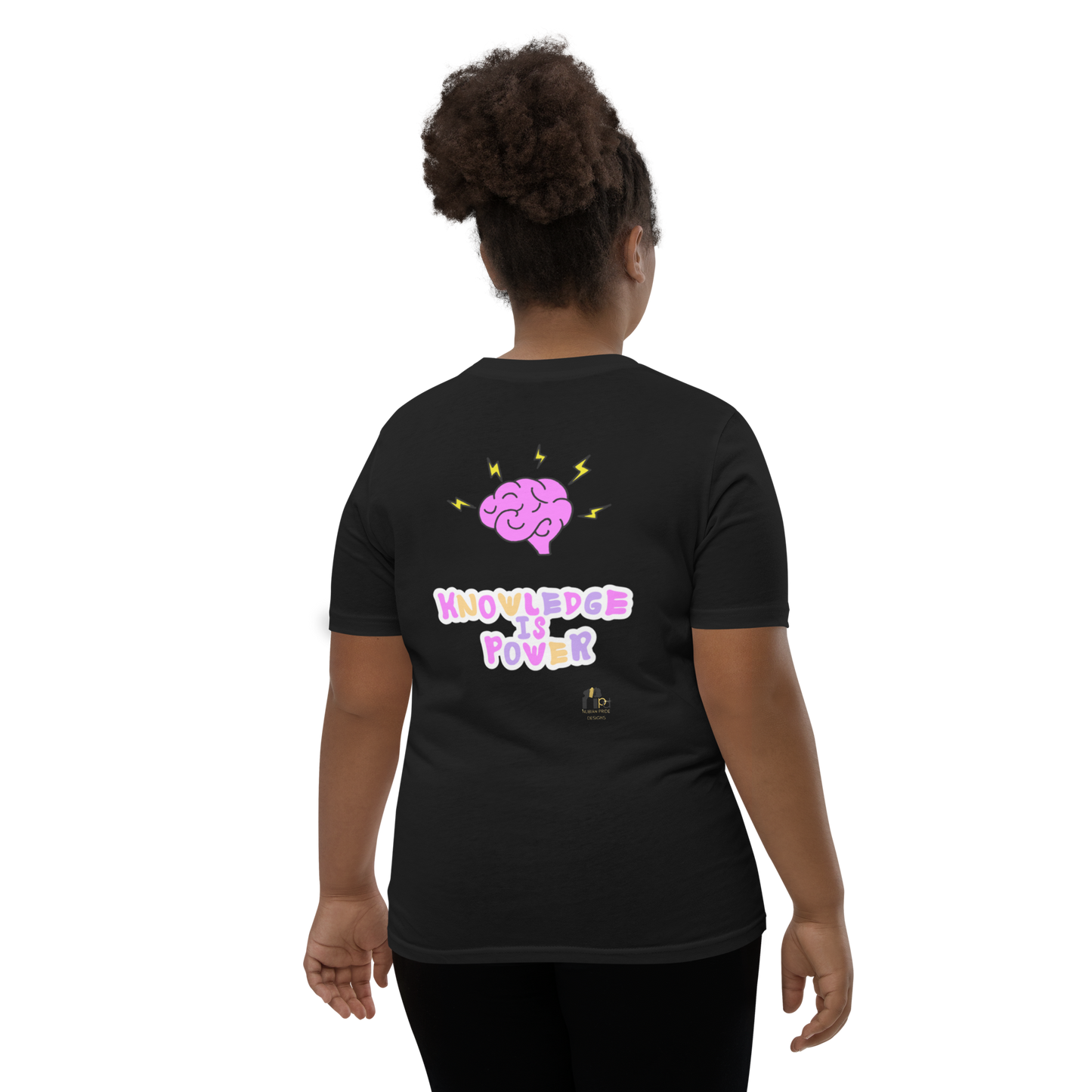 I Love Reading - Knowledge is Power Youth Tee for Girls