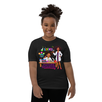Future Scientist Youth Short Sleeve Tee for Girls
