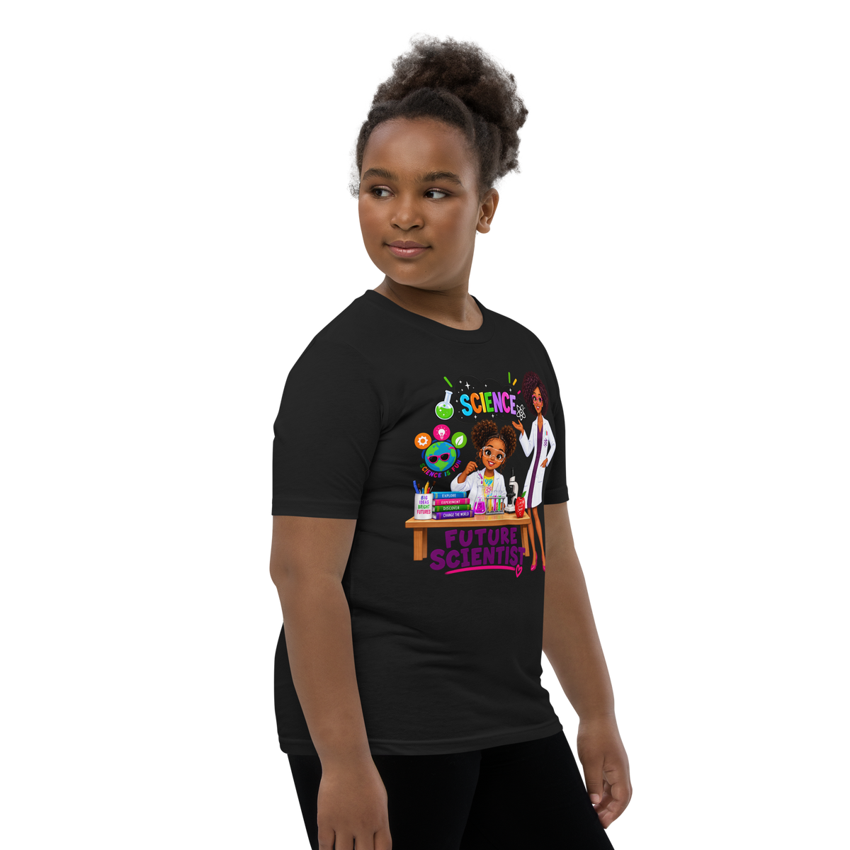 Future Scientist Youth Short Sleeve Tee for Girls