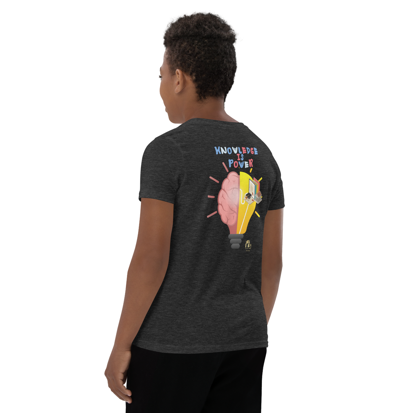 Education Is Key Youth Short Sleeve Tee for Boys