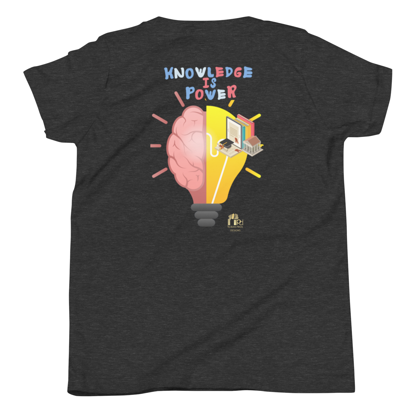 Education Is Key Youth Short Sleeve Tee for Boys