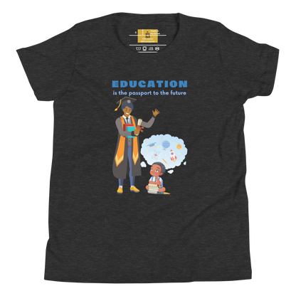 Education Is Key Youth Short Sleeve Tee for Boys