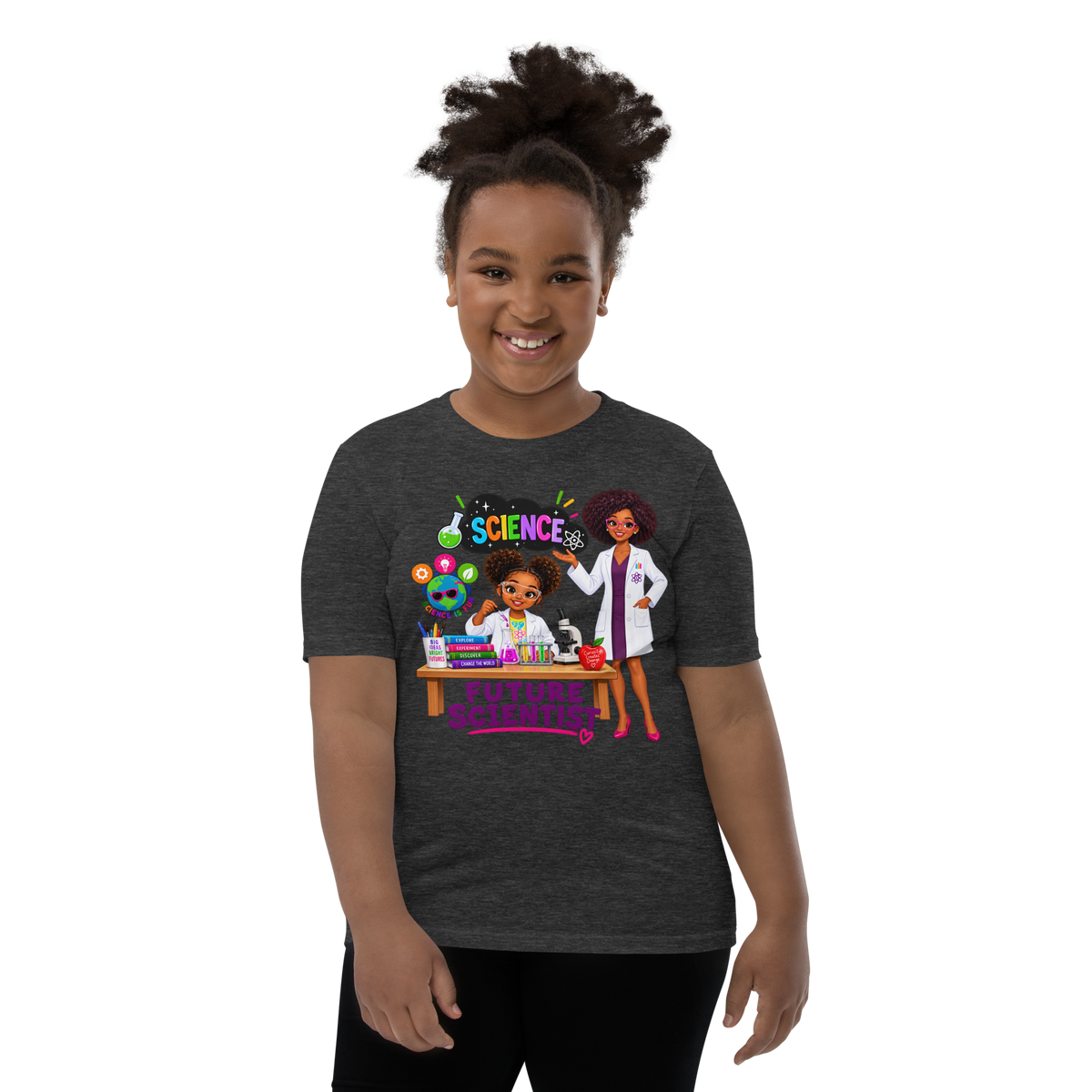 Future Scientist Youth Short Sleeve Tee for Girls
