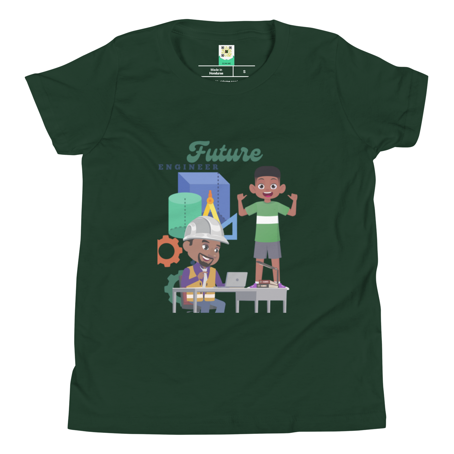 Future Engineer Youth Short Sleeve Tee for Boys