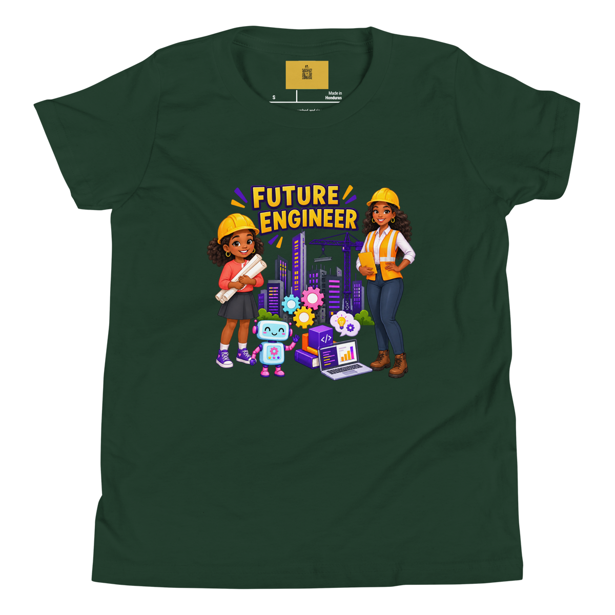 Future Engineer Youth Short Sleeve Tee for Girls