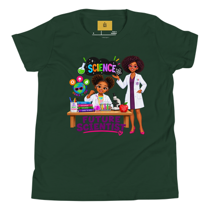 Future Scientist Youth Short Sleeve Tee for Girls