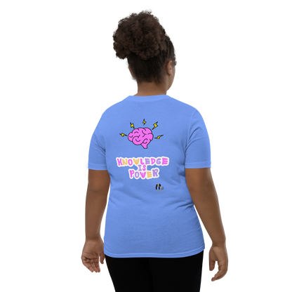 I Love Reading - Knowledge is Power Youth Tee for Girls