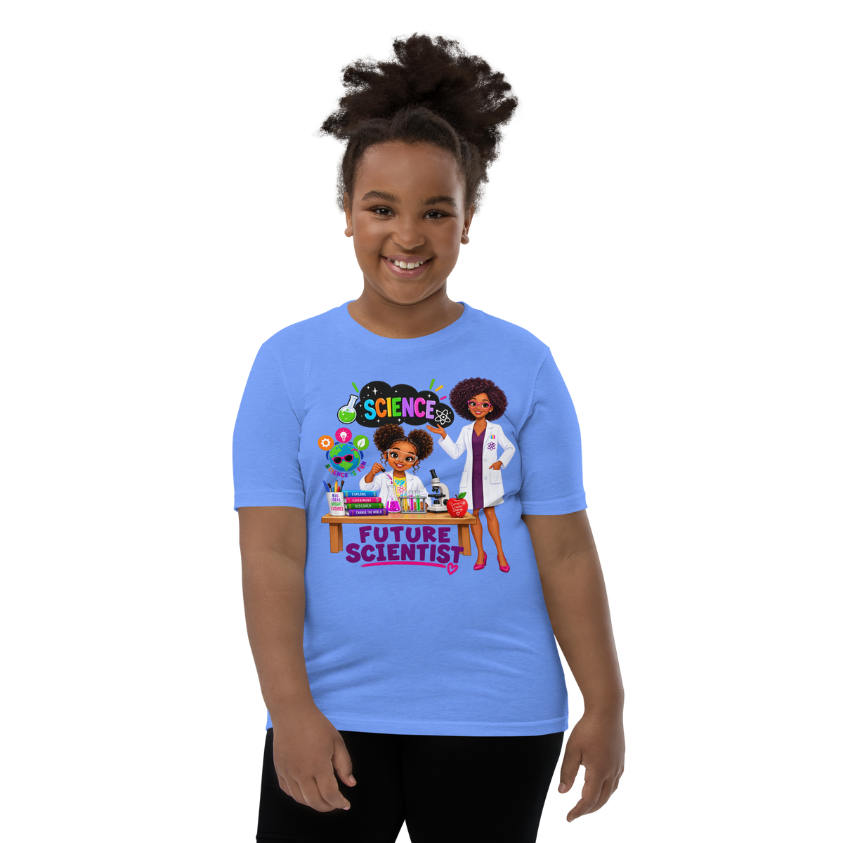 Future Scientist Youth Short Sleeve Tee for Girls