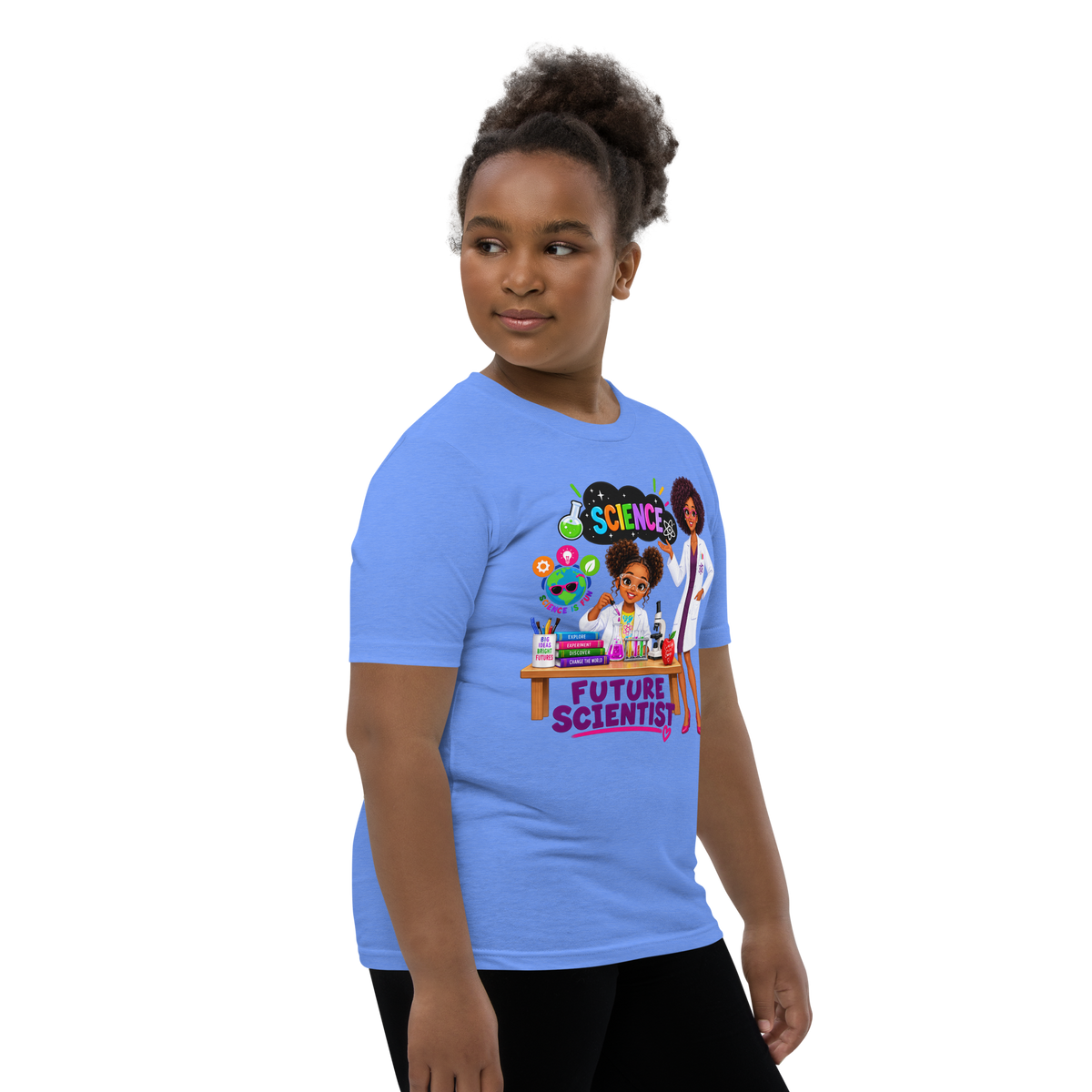 Future Scientist Youth Short Sleeve Tee for Girls