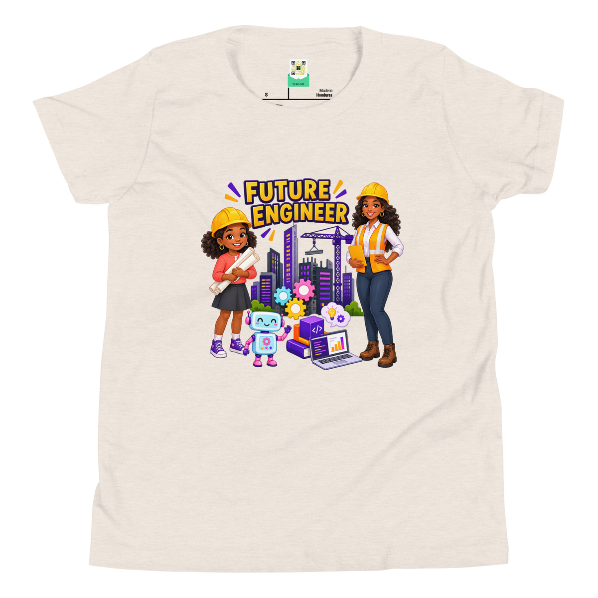 Future Engineer Youth Short Sleeve Tee for Girls