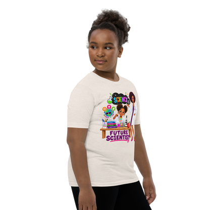Future Scientist Youth Short Sleeve Tee for Girls