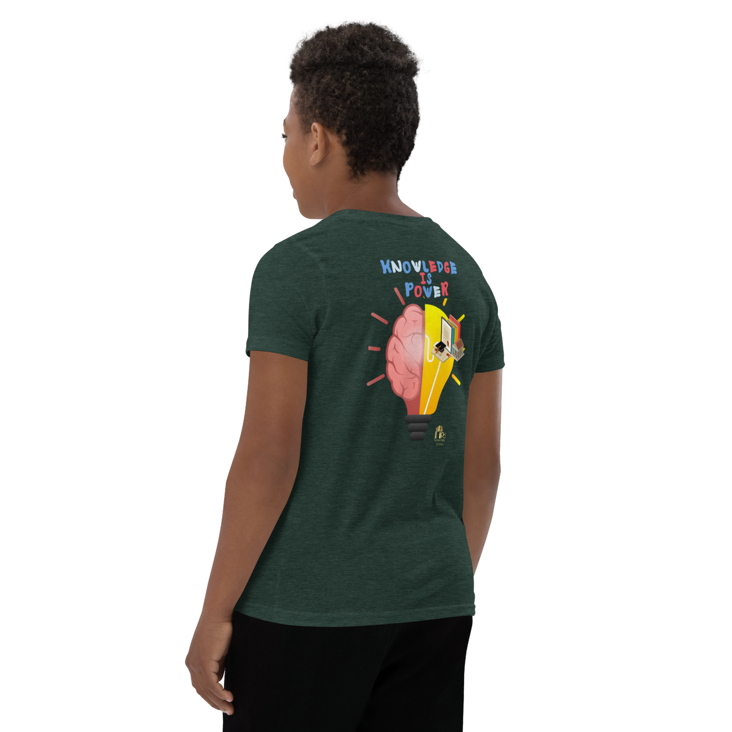 Education Is Key Youth Short Sleeve Tee for Boys