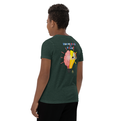Education Is Key Youth Short Sleeve Tee for Boys