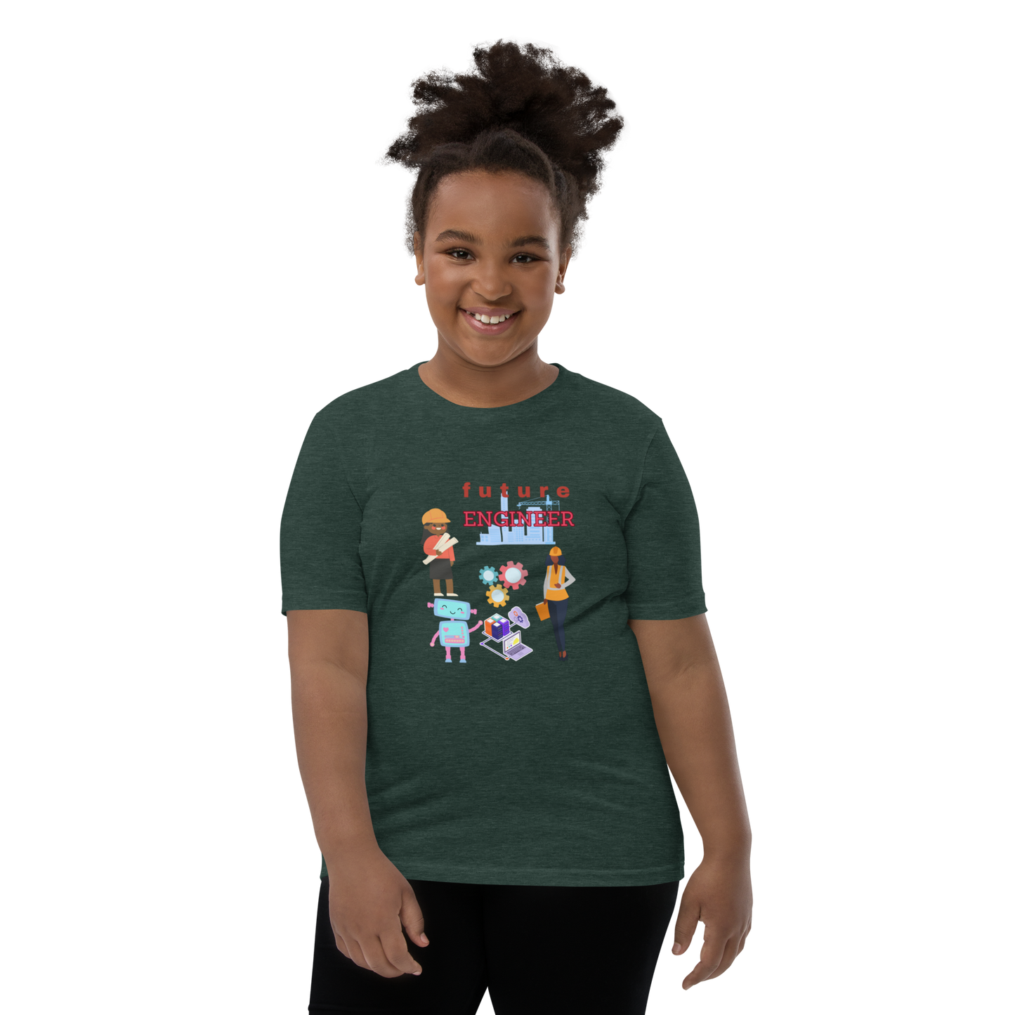 Future Engineer Youth Short Sleeve Tee for Girls