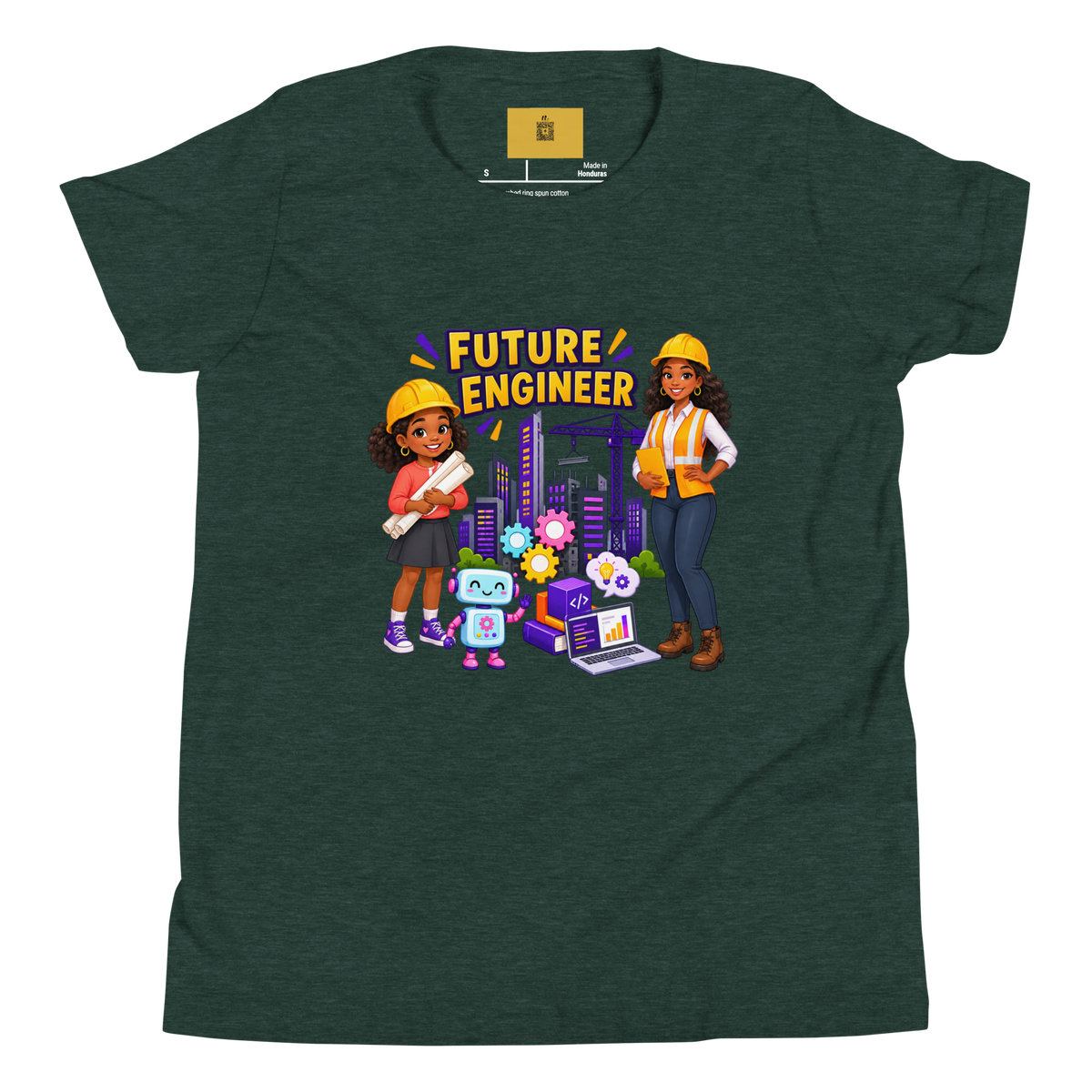 Future Engineer Youth Short Sleeve Tee for Girls