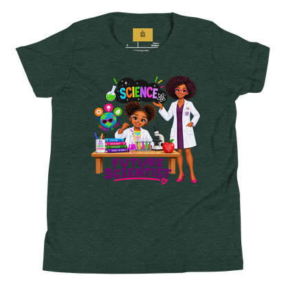 Future Scientist Youth Short Sleeve Tee for Girls