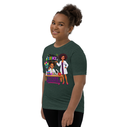 Future Scientist Youth Short Sleeve Tee for Girls