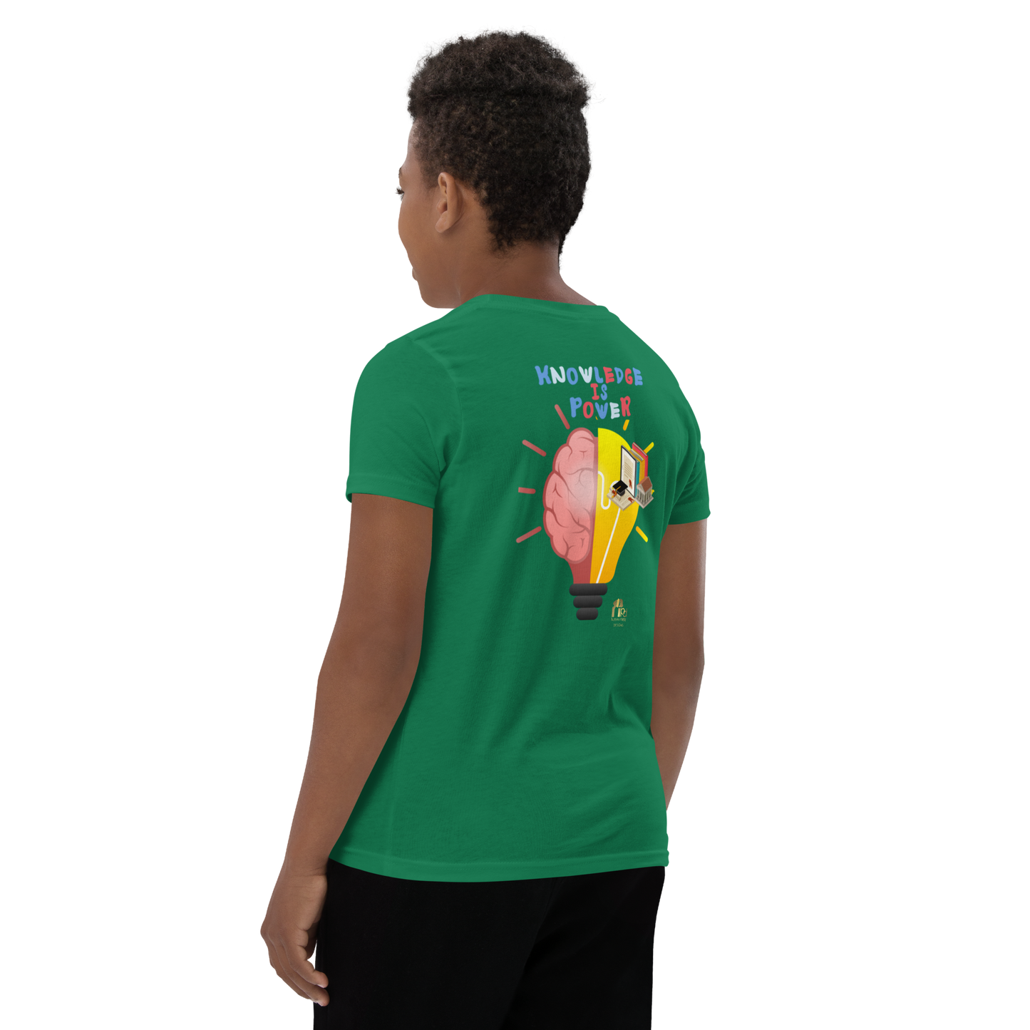 Education Is Key Youth Short Sleeve Tee for Boys