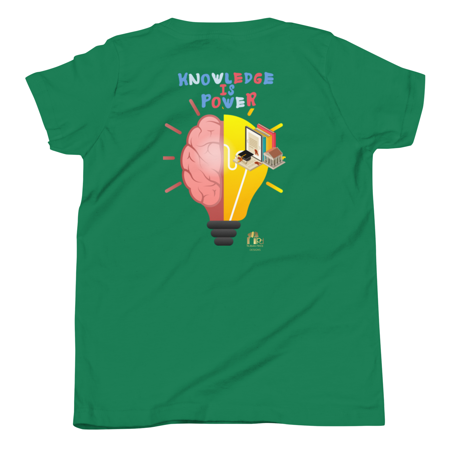 Education Is Key Youth Short Sleeve Tee for Boys