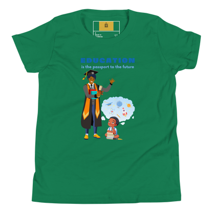 Education Is Key Youth Short Sleeve Tee for Boys