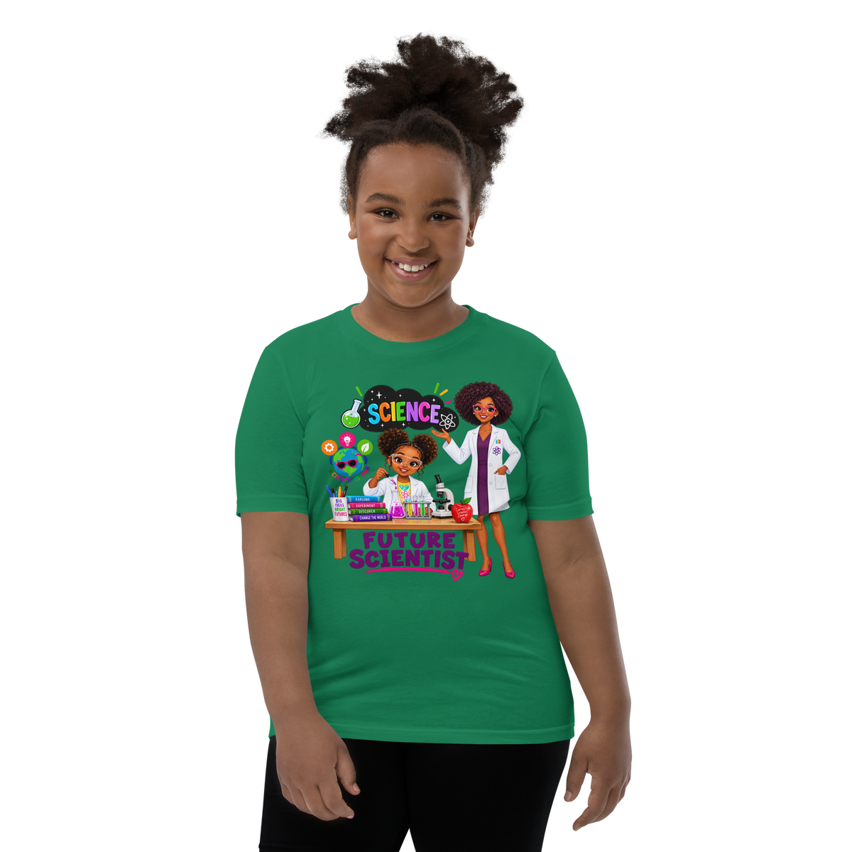Future Scientist Youth Short Sleeve Tee for Girls