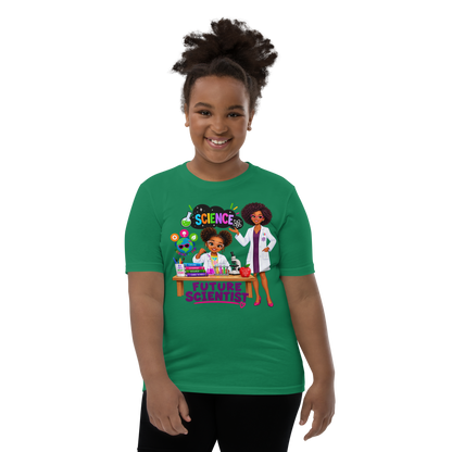 Future Scientist Youth Short Sleeve Tee for Girls