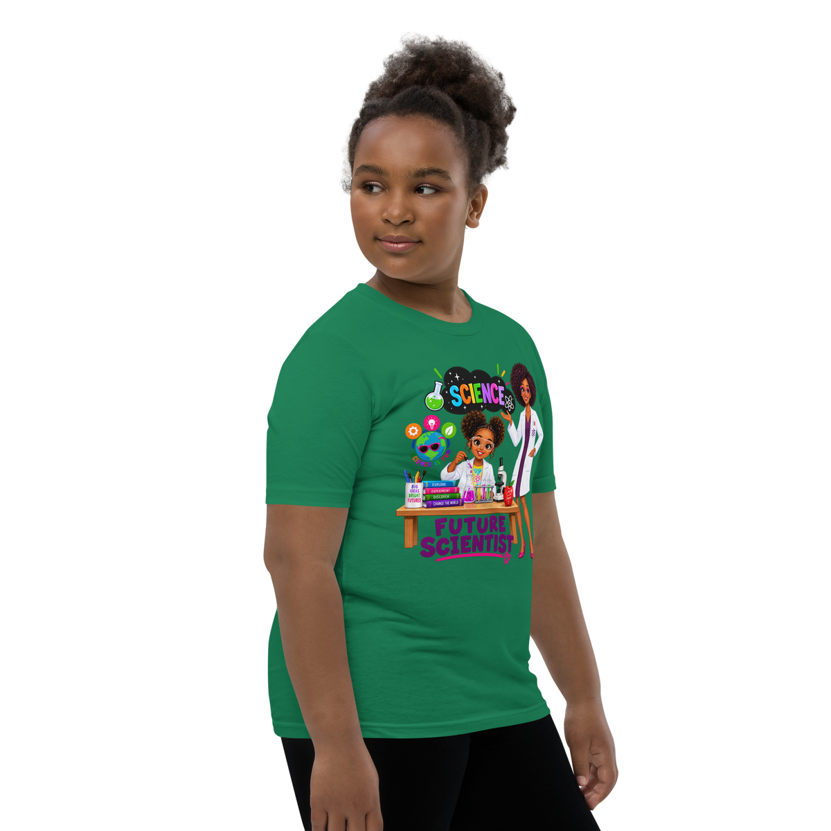 Future Scientist Youth Short Sleeve Tee for Girls