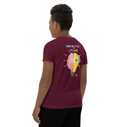 Education Is Key Youth Short Sleeve Tee for Boys