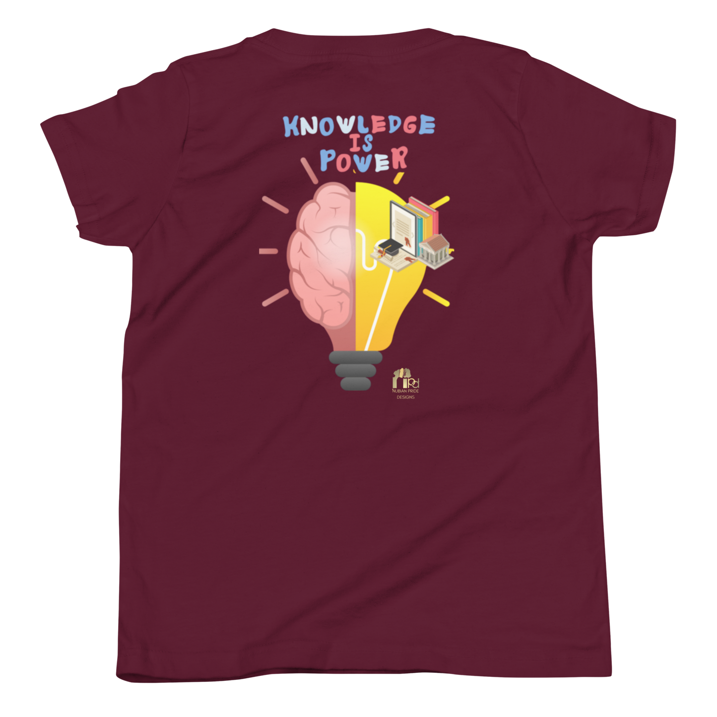 Education Is Key Youth Short Sleeve Tee for Boys