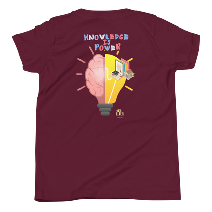 Education Is Key Youth Short Sleeve Tee for Boys