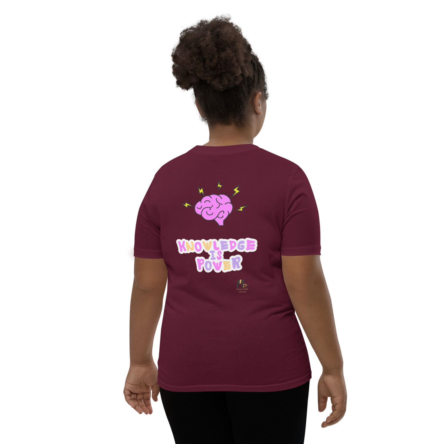 I Love Reading - Knowledge is Power Youth Tee for Girls
