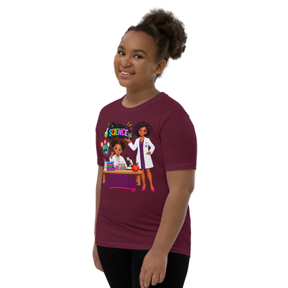 Future Scientist Youth Short Sleeve Tee for Girls
