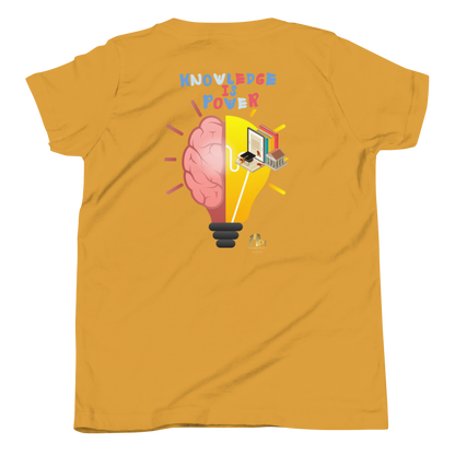 Education Is Key Youth Short Sleeve Tee for Boys
