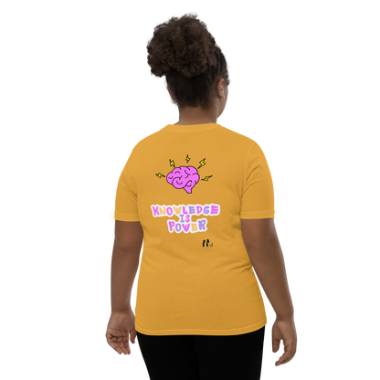 I Love Reading - Knowledge is Power Youth Tee for Girls