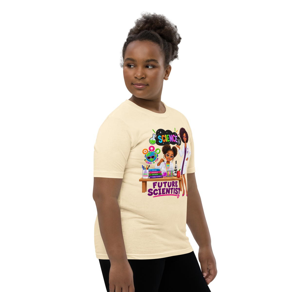 Future Scientist Youth Short Sleeve Tee for Girls
