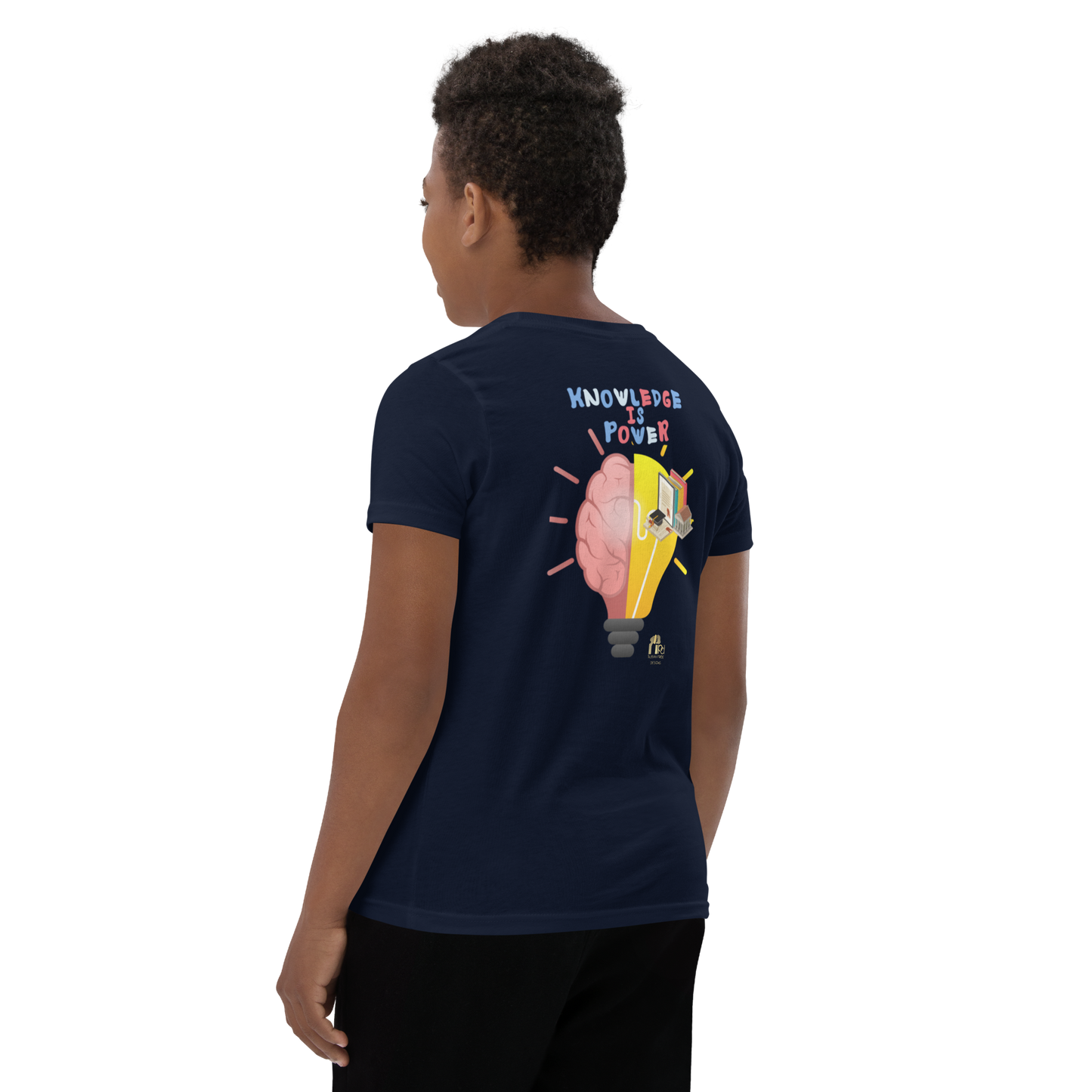 Education Is Key Youth Short Sleeve Tee for Boys