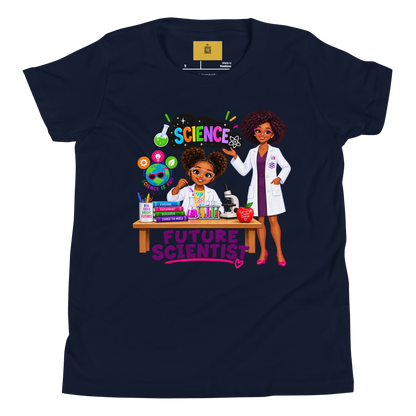 Future Scientist Youth Short Sleeve Tee for Girls