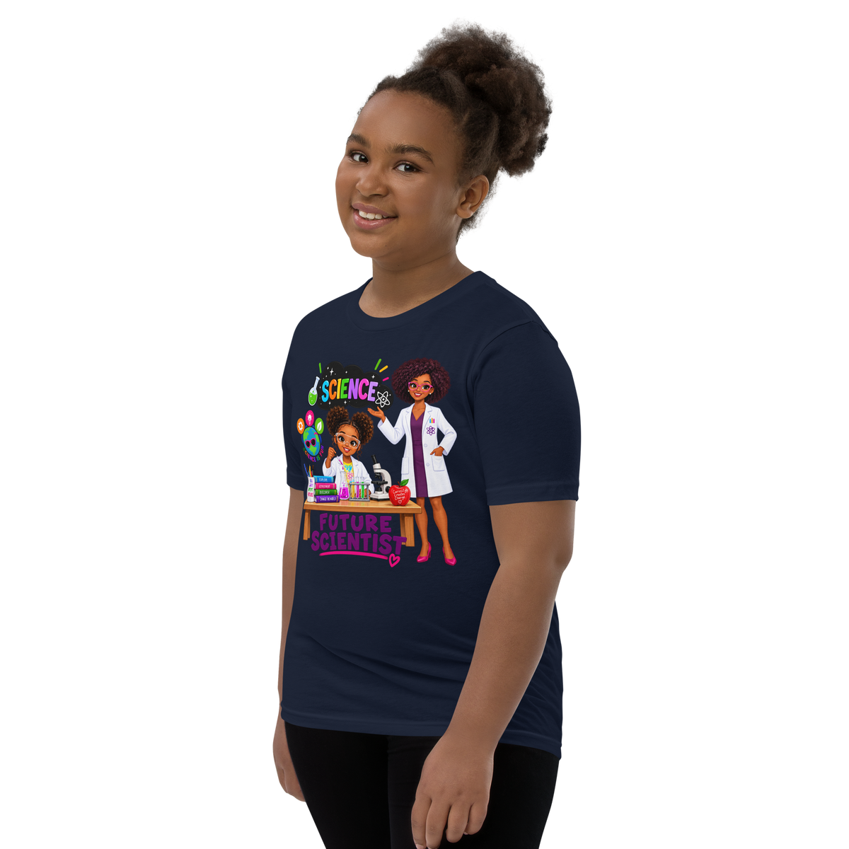 Future Scientist Youth Short Sleeve Tee for Girls