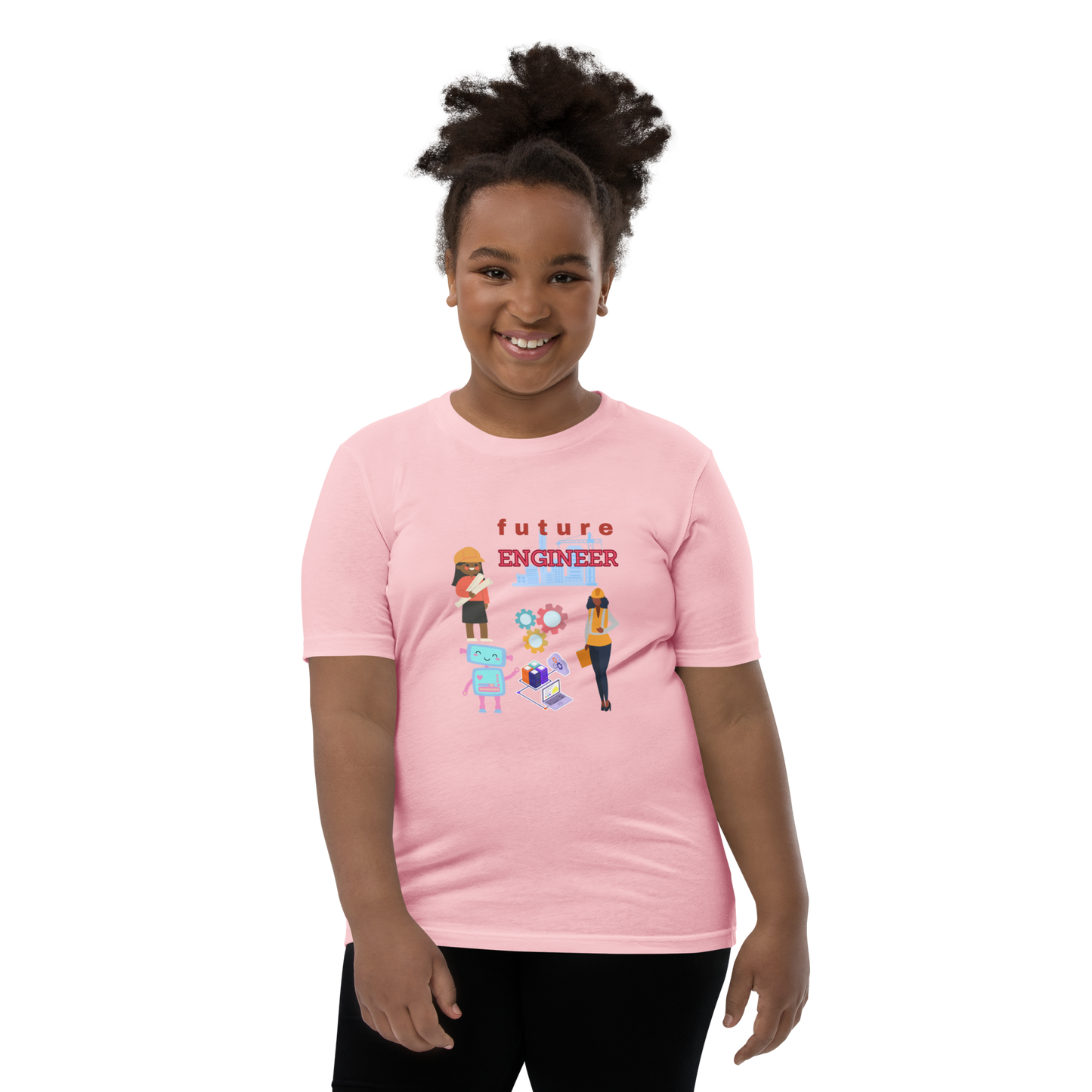 Future Engineer Youth Short Sleeve Tee for Girls