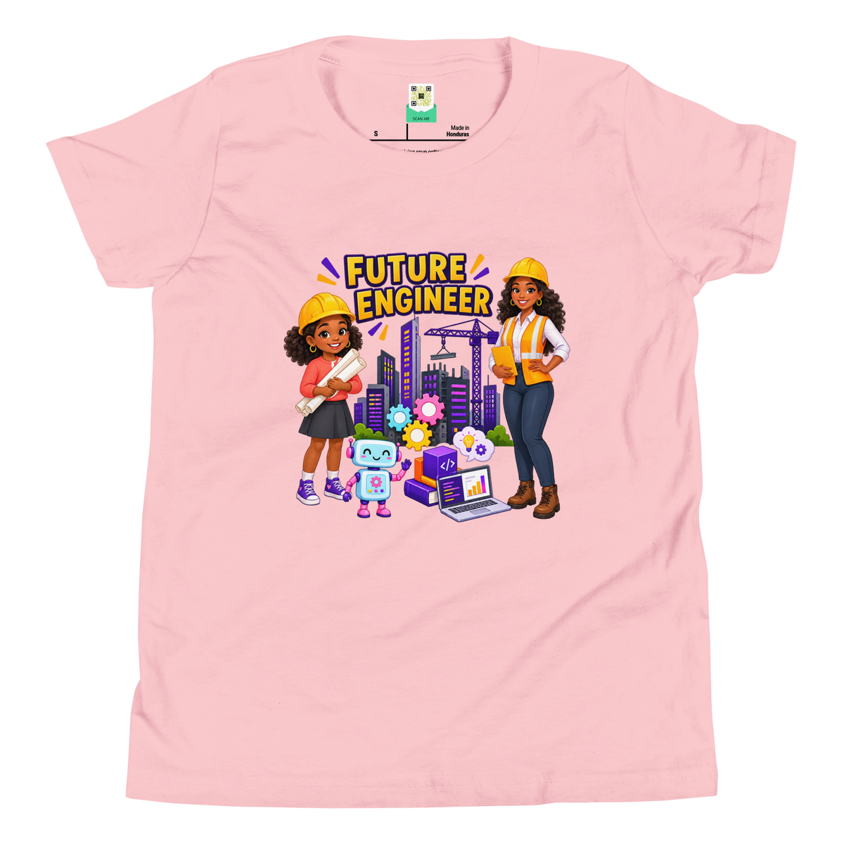 Future Engineer Youth Short Sleeve Tee for Girls