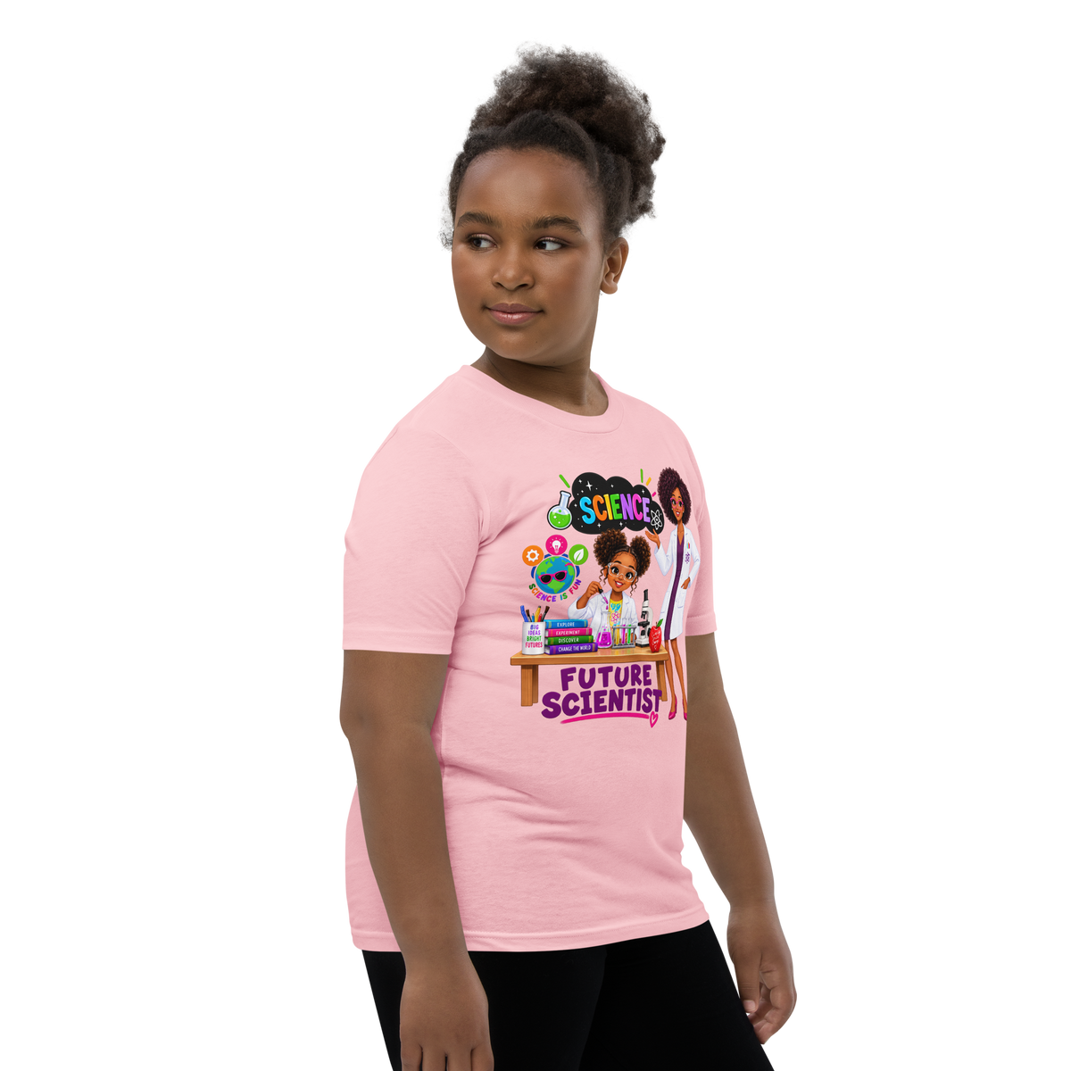 Future Scientist Youth Short Sleeve Tee for Girls