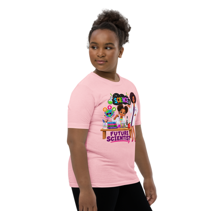 Future Scientist Youth Short Sleeve Tee for Girls