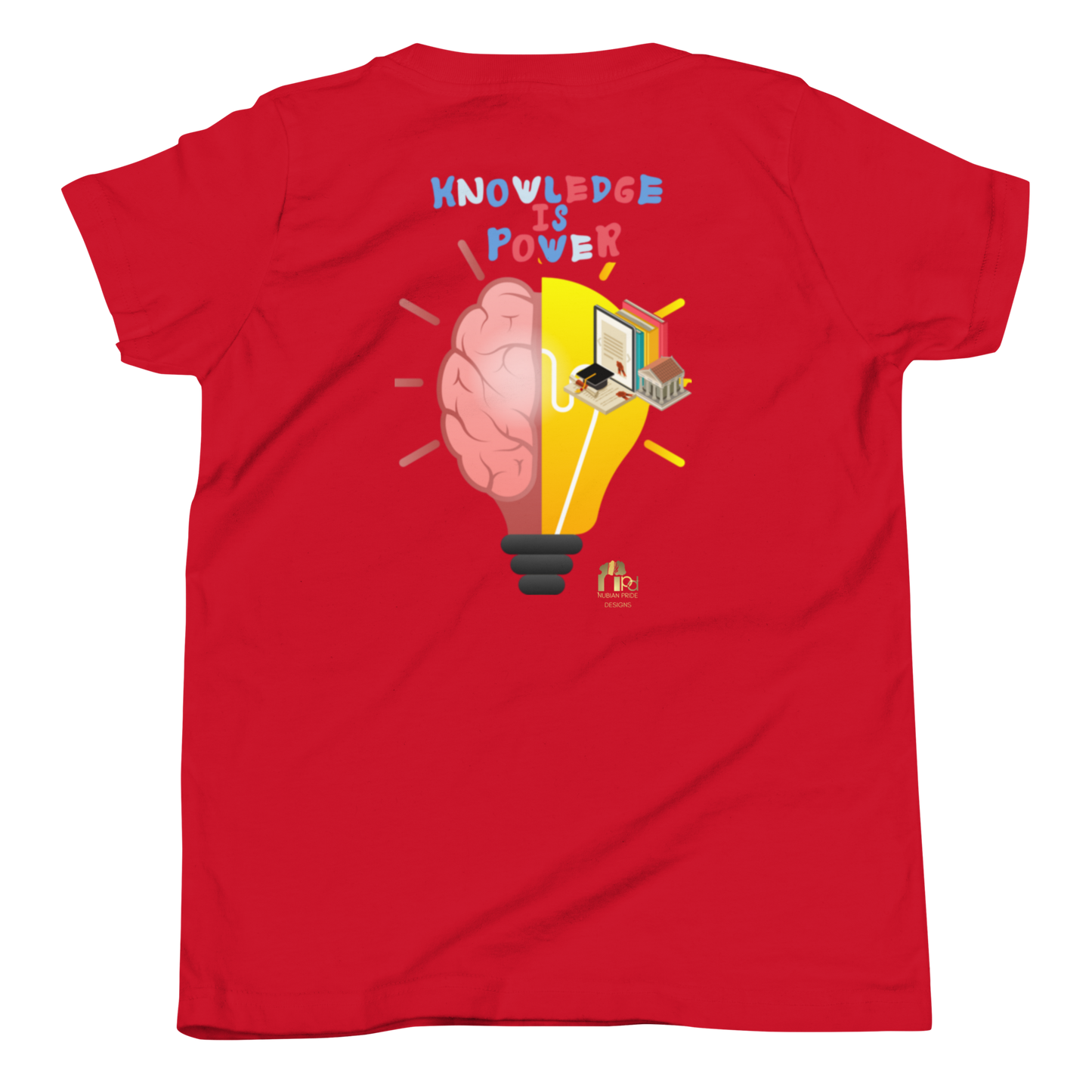 Education Is Key Youth Short Sleeve Tee for Boys