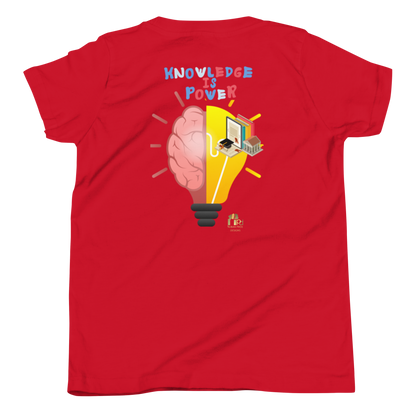 Education Is Key Youth Short Sleeve Tee for Boys